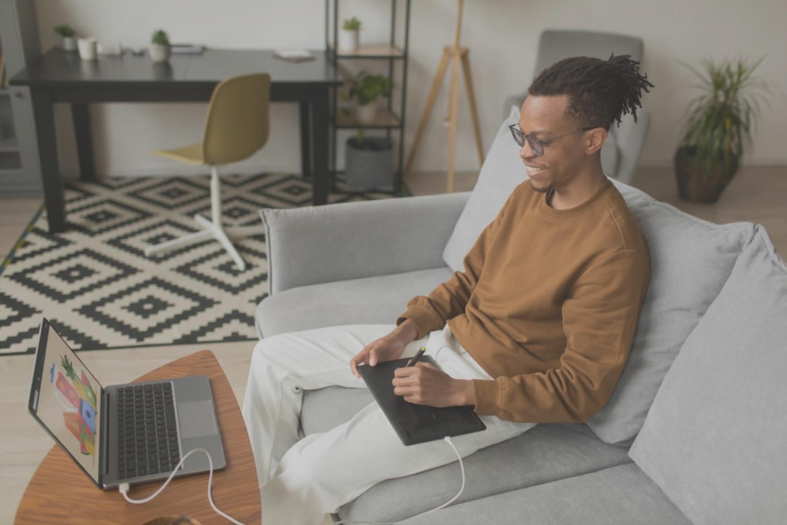 Collaborative content development process showing research and client consultation